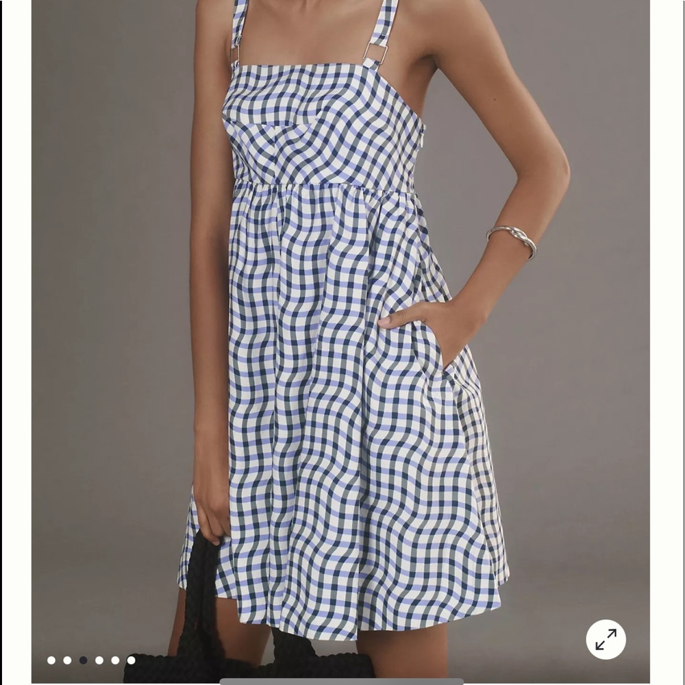 Maeve Sleeveless Romper - plaid - cotton - pockets - 1X- super comfy